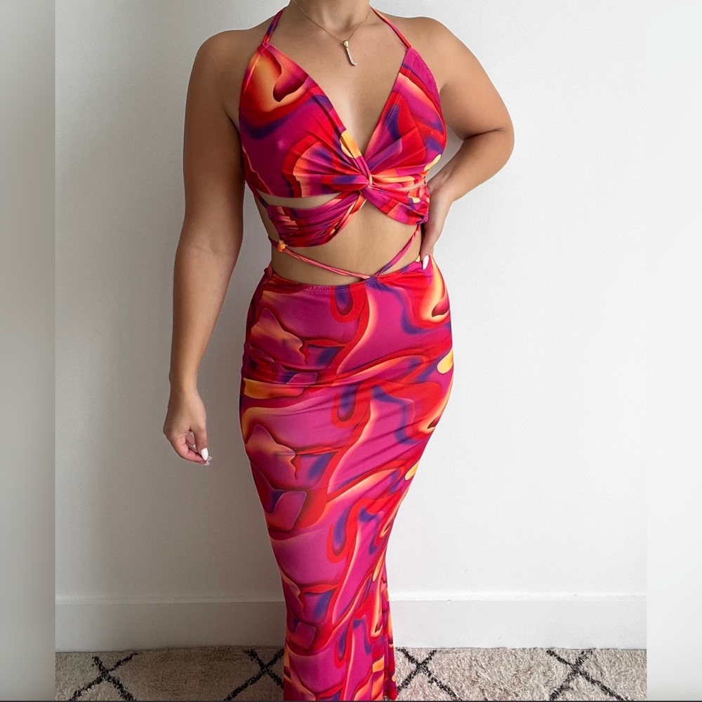 Cut Out Maxi Dress